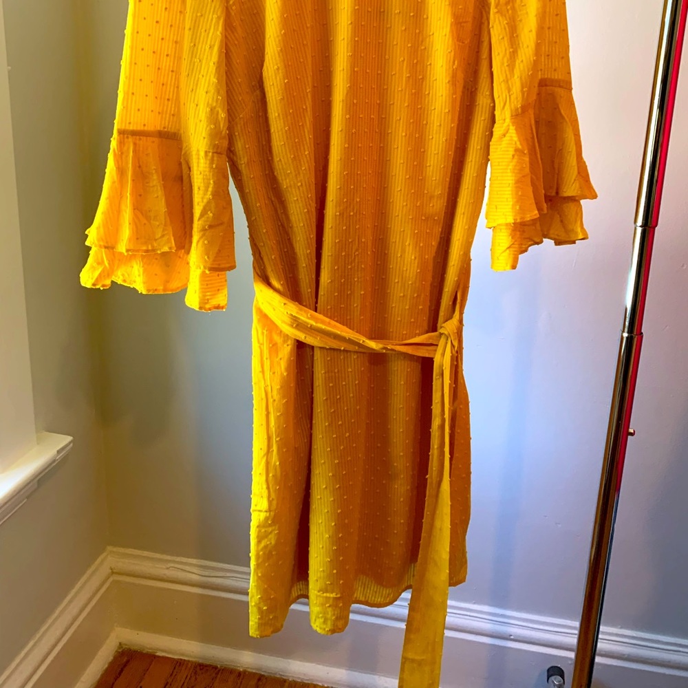 Beautiful never worn golden yellow summer cocktail dress